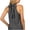 Dark Gray, variant on Halter Top High Neck Sleeveless Tshirt Beach Vacation Loose Fit Shirt Womens Fashion Summer Tops Dressy Casual White M