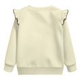 thumbnail image 6 of Yuyamidu Dinosaur Sweatshirt for Girls 4T 5T Cute Crewneck Sweatshirts Graphic Y2K Ruffle Shoulder Long Sleeve Top Lightweight Cozy Workout Pullover Casual Outfits, 6 of 8