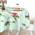 thumbnail image 6 of Floral Tablecloth Flower Round Tablecloth 60 Inch Washable Table Covers Spring Flowers Table Cloth Home Parties Holiday Dinner Party Dining Room Kitchen Decor, 6 of 6