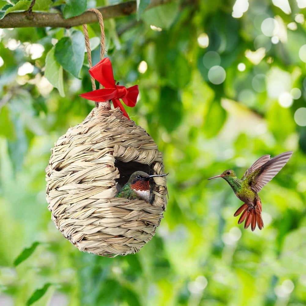 DSstyles Hummingbird House for Outside Hanging, 3 Pack Bird Houses with