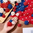 thumbnail image 3 of 32Pcs 9 Styles Wicker Rattan Balls Decorative Orbs Vase Fillers for Craft Party Wedding Decoration Mixed Color 25~50mm, 3 of 7