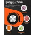 thumbnail image 4 of FOHERE 14 Cup 800w Food Processor, 2-Speed 6 Functions for Shredding, Slicing, Doughing, Emulsfying and Juicing, 4 of 11