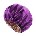 thumbnail image 3 of Gorro de Sueño Sunnimix para mujer de seda elástica púrpura, 3 of 8