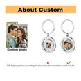 thumbnail image 7 of Personalized Keychain with Picture,Personalized Photo Keychain,Metal Pendant Keyrin,Double Sided Colorful Photo Key chains Memorial Gifts for Family Lover,Girlfriend Pet Memorial Gift, 7 of 7