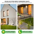 thumbnail image 4 of 8PCS Solar Swaying Lights Colorful Starburst Swaying Lights Solar Garden Firefly Path Lights, 4 of 8