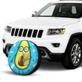 thumbnail image 2 of Kdxio Avocado with Glasses for Tire Cover Wheel Protectors Tyre Covers Weatherproof Wheel Covers Universal Fit for Trailer Rv SUV Truck Camper Travel Trailers 17 inch, 2 of 8