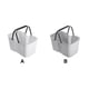thumbnail image 5 of Wosthever Cesta de ducha, bolsa de limpieza de plástico, práctica caja de almacenamiento multifuncional para de baño, suministros para Almacenamiento y organización del hogar Gris, 5 of 6