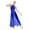 Blue, variant on Womens Sequins Halter Ballet Dance Maxi Leotard Dress Lyrical Dance Costume White X-Small