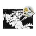 thumbnail image 4 of XMXY Woven Placemats Set of 6 PCS, Black Hole Sun Table Mats Washable Heat Resistant Placemats, 4 of 6