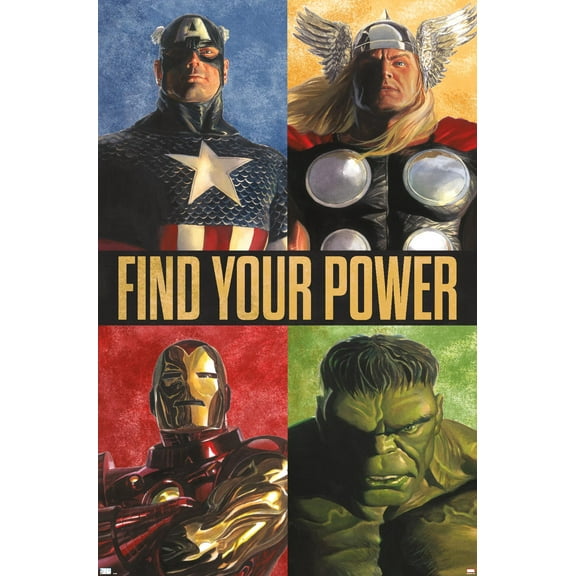 Marvel Comics - Avengers Grid Wall Poster, 22.375" x 34"