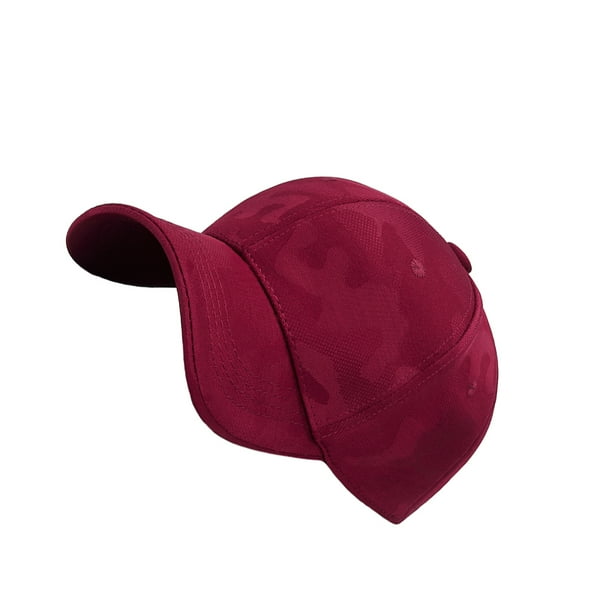 Gorra de béisbol Qarigey deportiva de poliéster Vino rojo