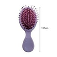 thumbnail image 3 of Soumake Mini Portable Hair Brush – Soft Bristles, Scalp Massage, Anti-Static & Detangling Air Cushion Comb, Ideal for Travel & Gifts, 3 of 8