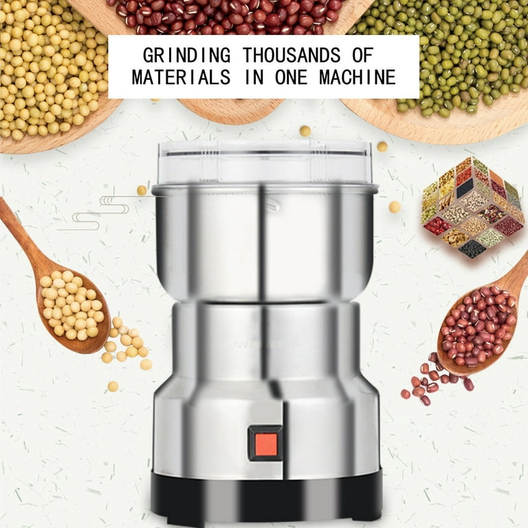 Yuehao Cooking Utensils 200W Electric Multifunction Food Grinder Milling Machine Grinder Small Ultra-Fine Stainless C