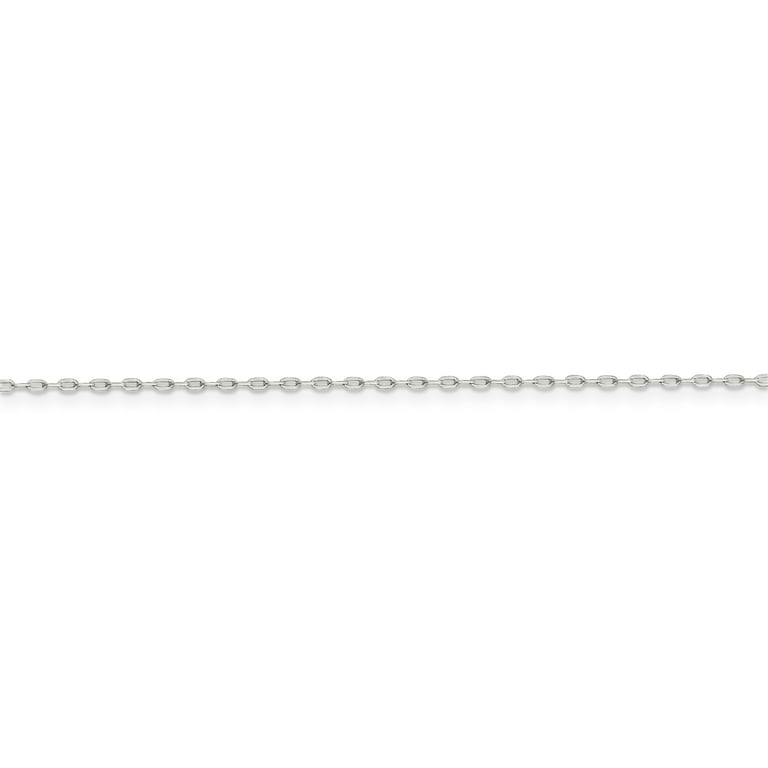1mm Thin Strand Snake Link Italian Chain Necklace in .925 Sterling