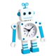 thumbnail image 1 of Reloj despertador analógico Sunnimix Robot de Metal divertido para niños Blanco, 1 of 8