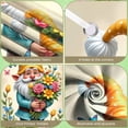 thumbnail image 4 of Colorful Flowers Welcome Banner Pink Purple Blue Floral Display Green Leaves Soft Background Flower Backdrop for Home Entrance Party Welcome Spring Gathering, 4 of 9