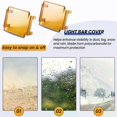 thumbnail image 5 of 2 Pcs 3 Inch Amber Led Pod Covers Square Led Light Bar Covers Led Cube Covers Protective Polycarbonate Light Bar Lens Covers, 5 of 5