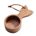 thumbnail image 3 of Medidora de madera Macarena cuchara dosificadora de cafe con cordón de cuero, 3 of 8