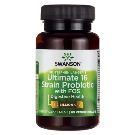 Swanson Dr. Stephen Langer's Ultimate 16 Strain Probiotic with Prebiotic Fos ...
