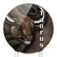 thumbnail image 3 of Acrylic Taurus the Bull Zodiac Horoscope Cake Topper Party Decoration for Wedding Anniversary Birthday Graduation, 3 of 6