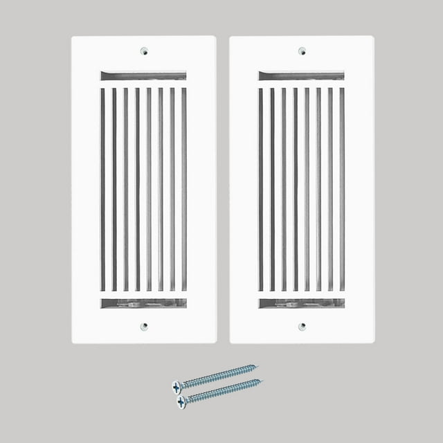 Cast Aluminum Floor Register Size 4" X 10" VR109 Pack of 2