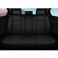 thumbnail image 4 of Maidao Car Seat Covers Leather Set for Lada for Vesta 2015-Present 5 Seats Front Rear Cushion Protector with Headrest Black, 4 of 6