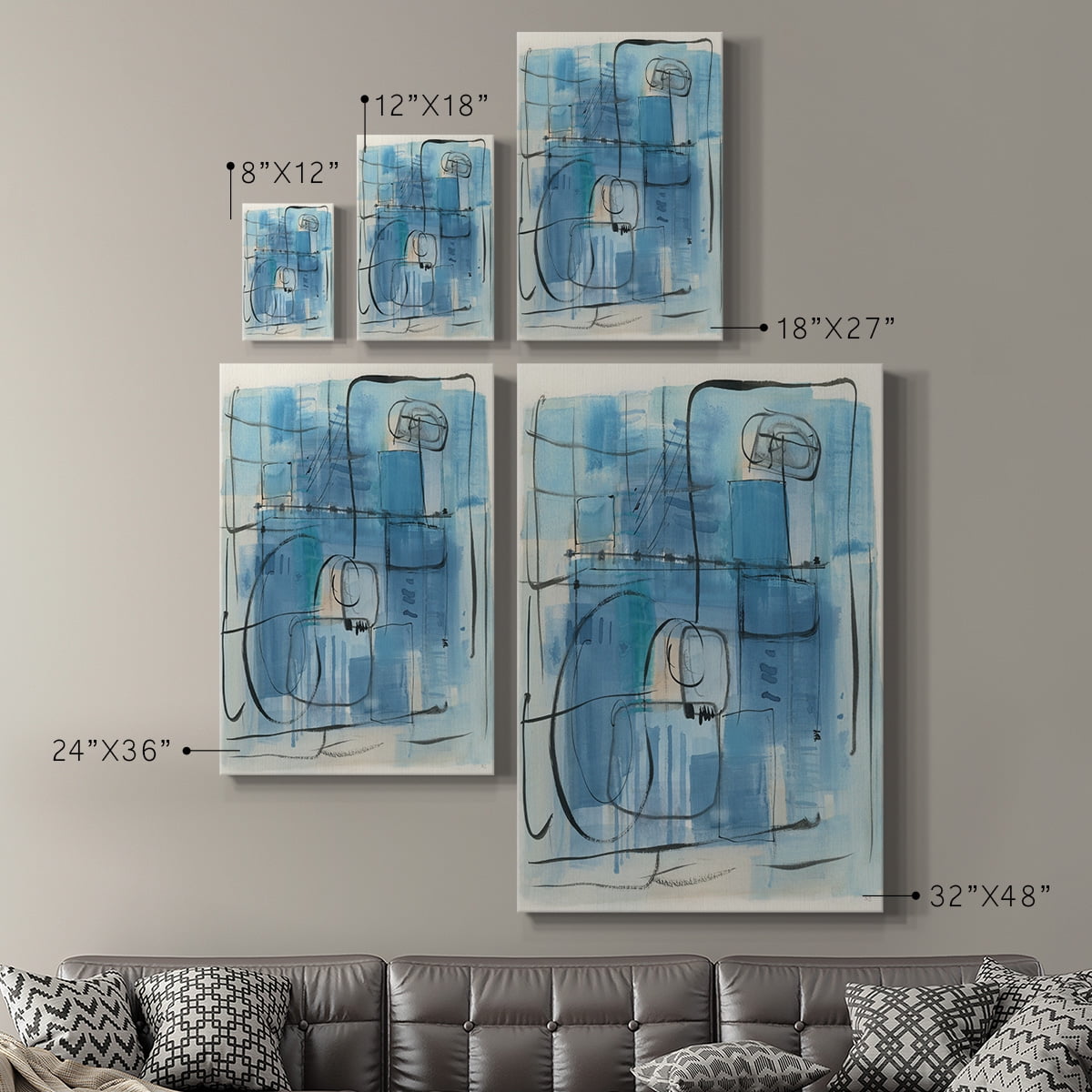 Amalfi Holiday Premium Gallery Wrapped Canvas - Ready to Hang