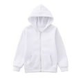 thumbnail image 3 of WOYY Big Boys Full Zip Hoodie Casual Active Hooded Sweatshirt Jacket, Sizes 7-8, 3 of 4