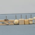 thumbnail image 6 of Milue Pack of Push Pins Soft Wood Woodworking Nails for Cork Board Office Map Marking, 6 of 15