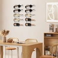thumbnail image 2 of Black Wine Racks Wall Mounting Wine Rack Farmhouse Wall Rack Decor Kitchen Decor, 2 of 20