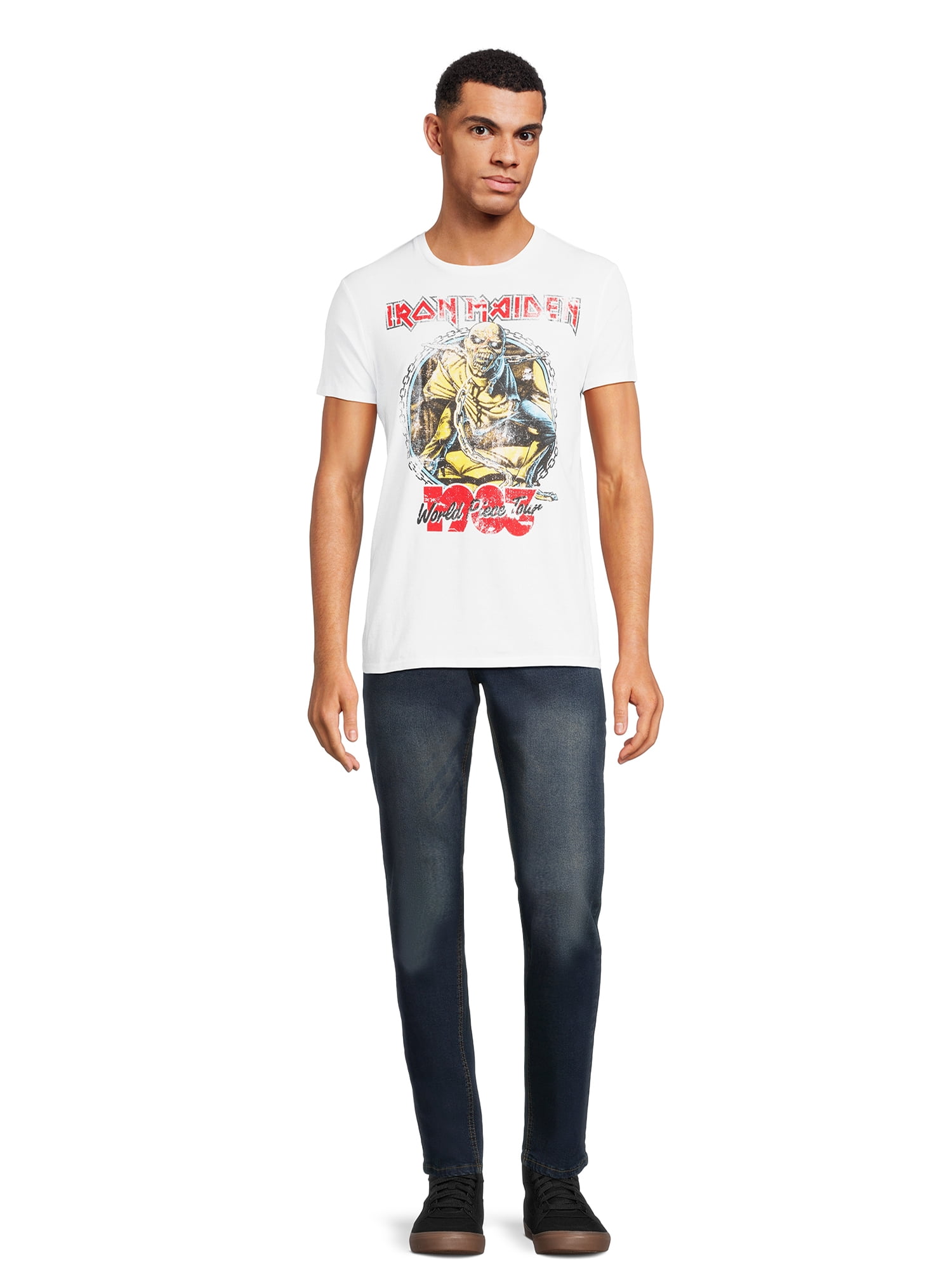 Iron Maiden Men's and Big Men's Graphic Tee with Short Sleeves, Size S-3XL