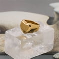 thumbnail image 5 of Women Love Ring Stainless Steel Band Gold Plated For Her, 5 of 5