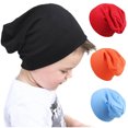 thumbnail image 4 of PEACNNG 1-4 Years Old Baby Winter Warm Hat Bonnet Infant Kids Soft Cotton Hats Baby Boys Girls Caps infantil spring Toddler hat, 4 of 5