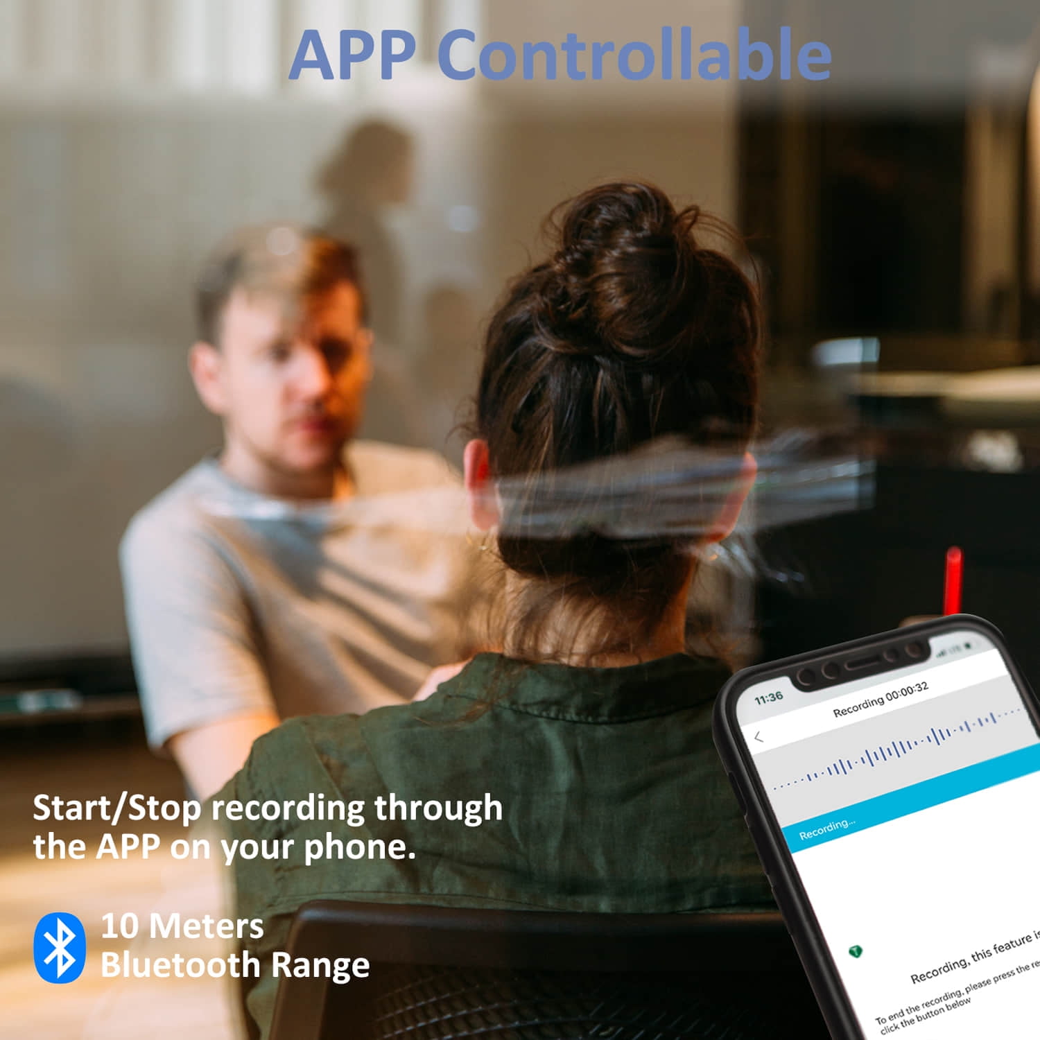 Buy Goldencivetcat Compact 16GB Digital Voice Recorder, 12000 Mins