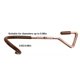 thumbnail image 5 of Greeniant Colgador de linterna de Camping Coolcamp, gancho colgante a prueba de herrumbre, lámpara de caza, soporte portátil para mochilero al aire libre carpas Café 22mm Greeniant OD021963-03, 5 of 6
