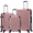 Style B, Rose Gold, variant on PAPROOS 3 Piece Luggage Set, ABS Carry-on Luggage Set with Spinner Wheels and TSA Lock, Lightweight Hardside Luggage, 20/24/28 Inch Rolling Suitcase Set for Travel Business Trip, Beige