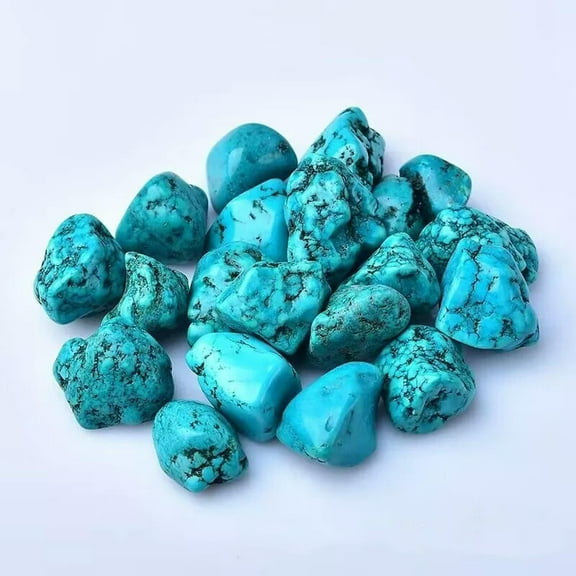 GKNET 1PC Raw Rough Natural Green howlite Rocks Chunks Crystal Chakra Healing Specimen