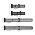 thumbnail image 3 of Precision Woodworking Scriber Marking Line Ruler, T-Type Aluminum Alloy Measuring Tool for Joinery, Carpenters, Layout, Green/Black, 6 Inch & 14 Inch Options, 3 of 8