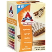 Atkins Day Break Squares Oatmeal Cinnamon - 5 Bars