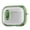 Green, variant on Dteck Case for Apple AirPods 4th Generation 2024,Shockproof Electroplated Hard PC Transparent Case Lock Cover with Keychain for AirPods 4th Gen (2024),Purple