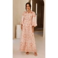 thumbnail image 7 of Linen loose casual belted puff sleeve dress, 7 of 7
