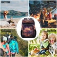 thumbnail image 7 of Backpack Cooler lunch bag 36 Can Capacity Insulated Bag for Camping, Beach, Hiking & Travel A Beautiful Swan, 7 of 7