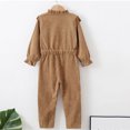thumbnail image 6 of YTDSCS Kids Toddler Spring Fall for Boys Girls,Baby Romper Summer Long Sleeve Button Jumpsuit Spring Autumn 1-7T Kids Pants Boys Girls, 6 of 7