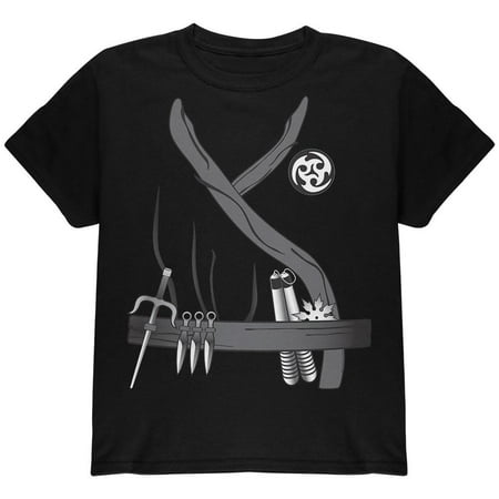 Halloween Ninja Assassin Costume Youth T Shirt