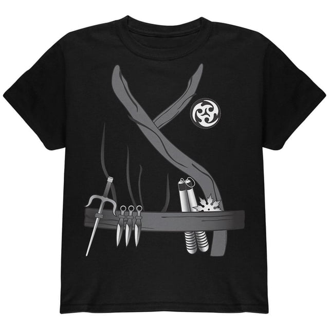 Halloween Ninja Costume d'Assassin T-Shirt Jeunesse