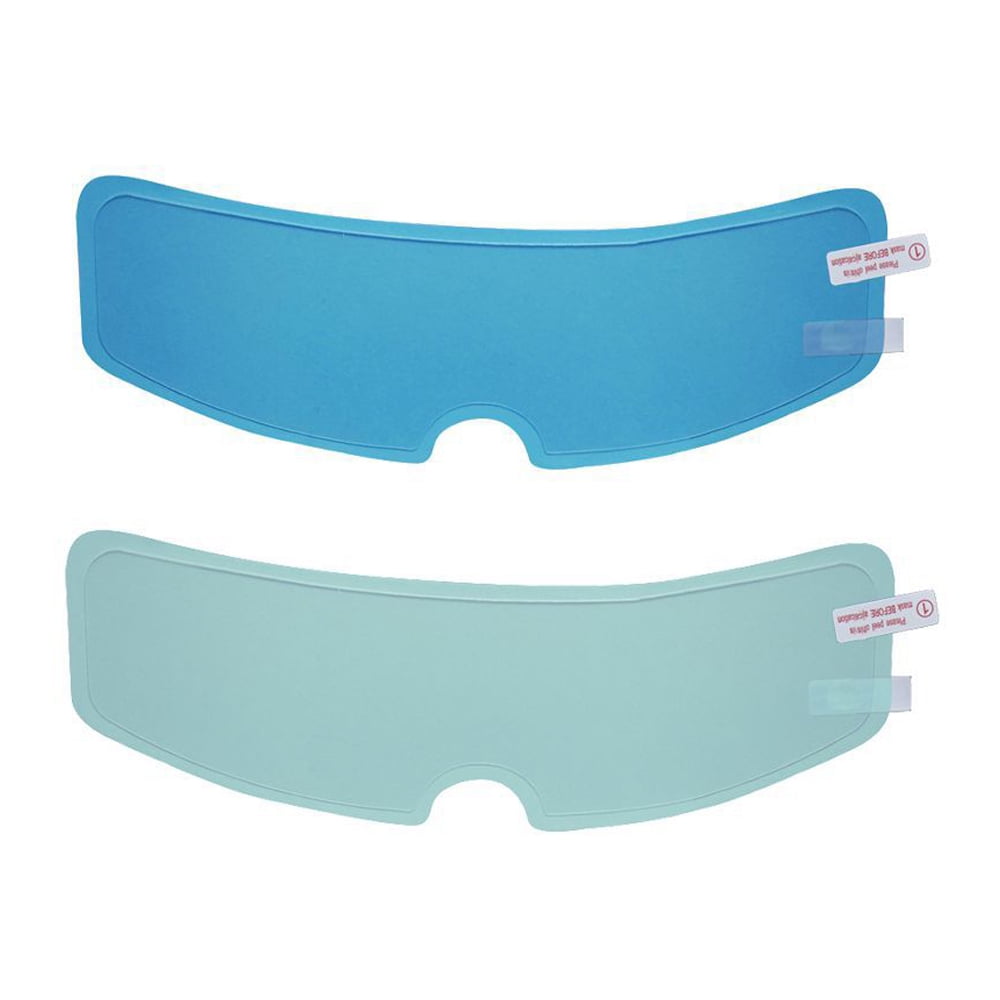 Helmet Clear -Fog Patch Film Motorcycle Helmet Lens Fog Resistant Rainproof Rain Resistant Films