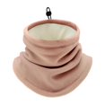 thumbnail image 4 of Calentador de cuello de invierno, bufandas circulares con forro polar suave para el frío Rosa, 4 of 9