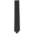 thumbnail image 2 of Alfani BLACK Men's Mair Grid Silk Blend Slim Tie, O/S, 2 of 2
