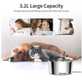 thumbnail image 4 of Bebedero  Bloosom Fuente Para Gatos Perros Acero Inoxidable 3.2l Plata, 4 of 4