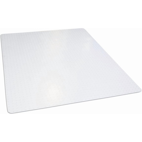 Office Chair Mat, for Low Pile Carpet, 46" x 60", Clear